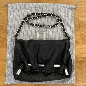 Halston Heritage Chainlink Crossbody Lambskin Bag